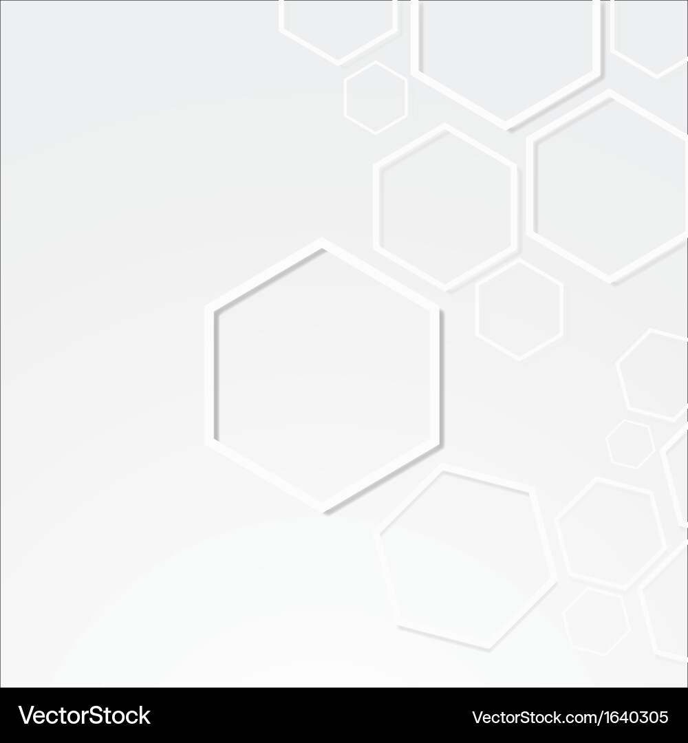 Abstract molecular structure background vector image