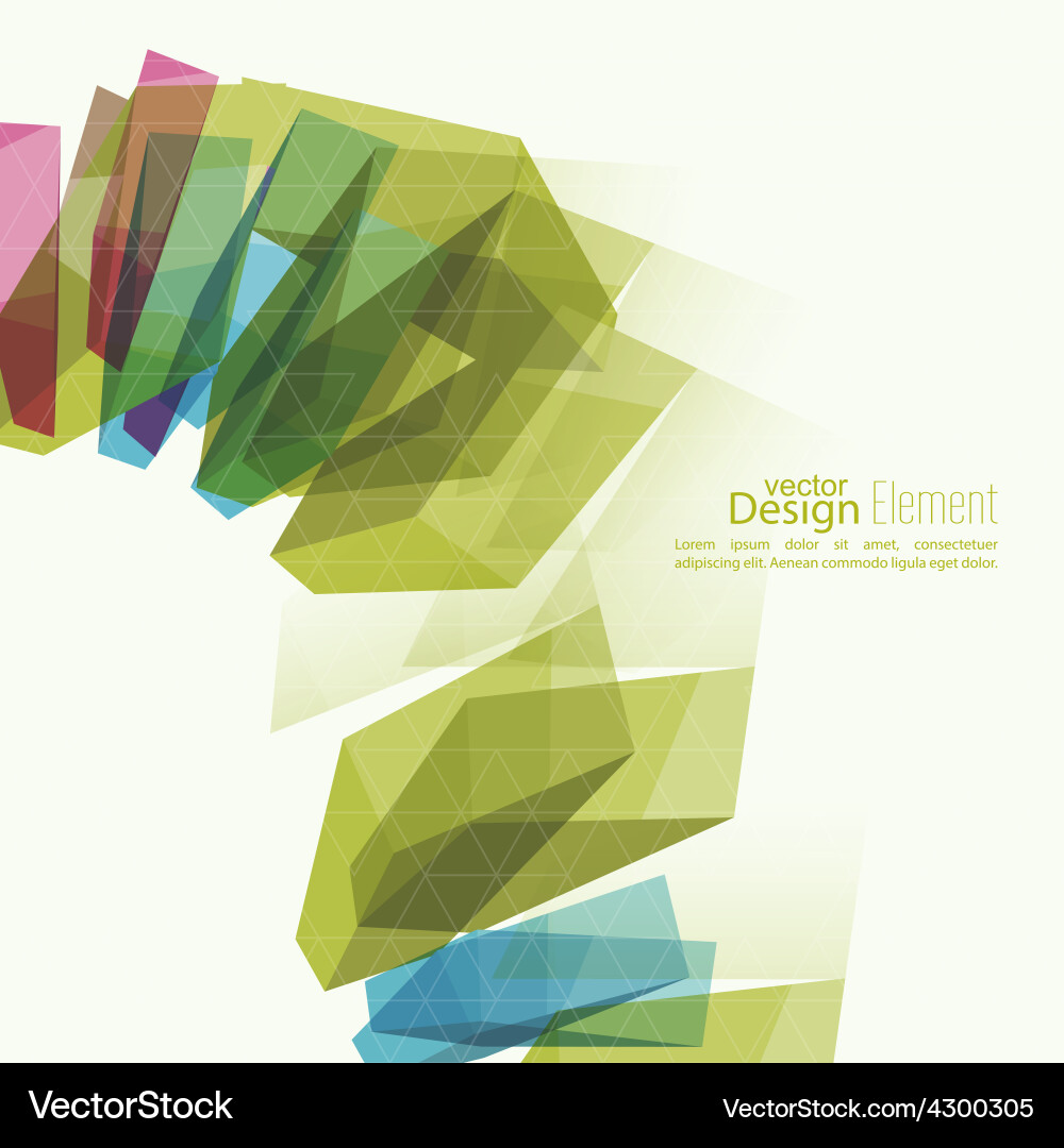 Crystal Structure Background vector image