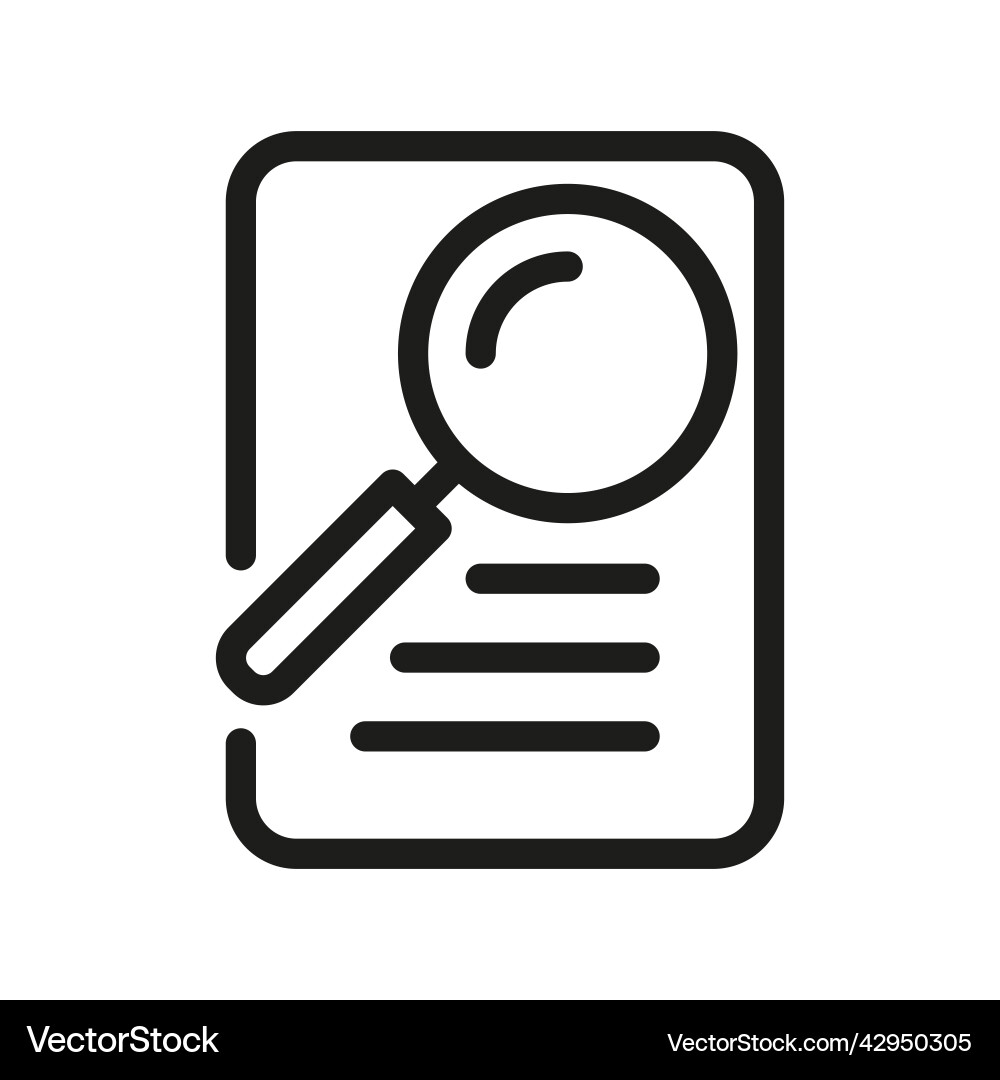 Defining outline icon line element from edit Defining outline icon line element from edit vector image