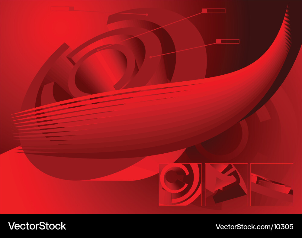 Dynamic 3D Geometric Background vector image