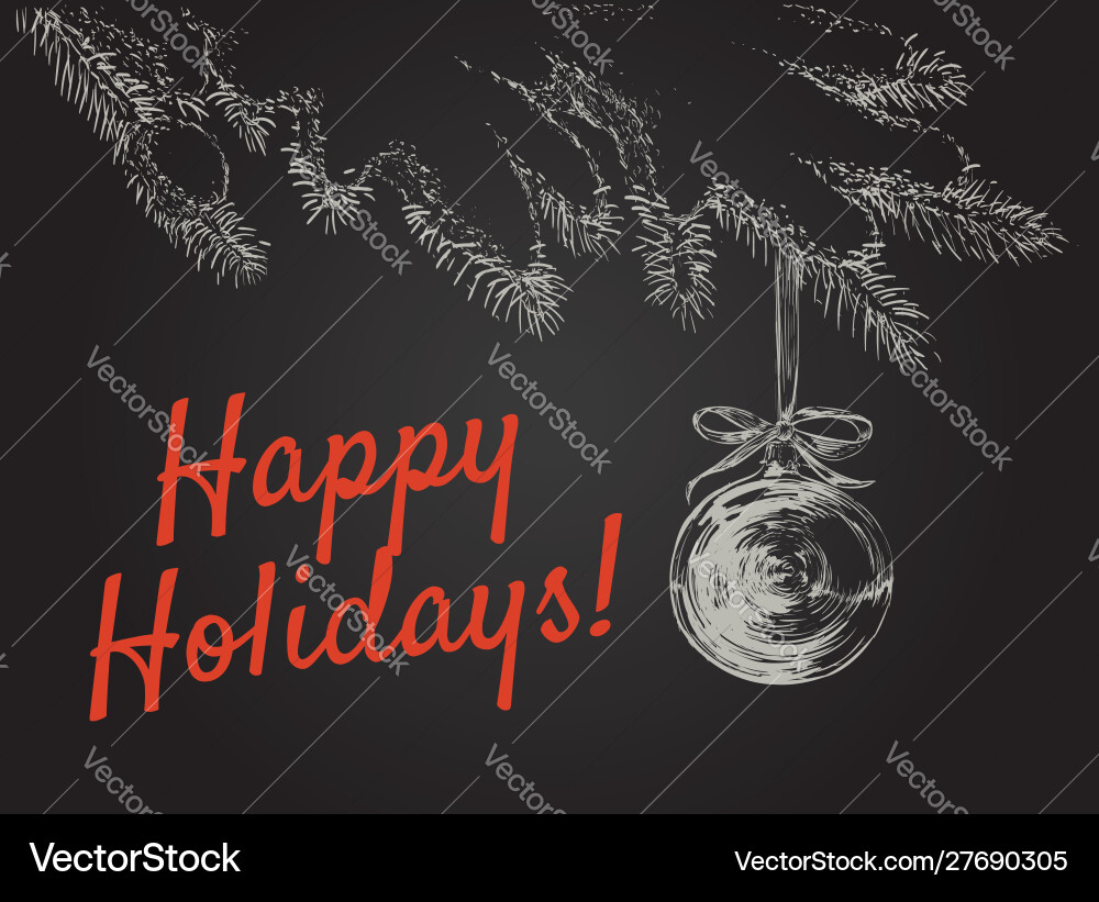 Happy holidays Happy holidays vector image