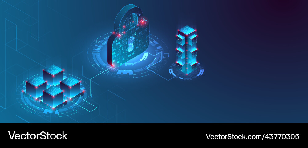 Isometric big data flow processing concept cloud Isometric big data flow processing concept cloud Vector Image