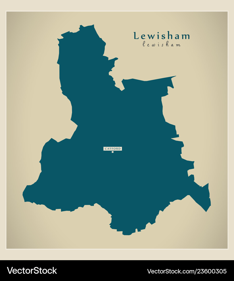 Lewisham borough greater london uk england Lewisham borough greater london uk england vector image