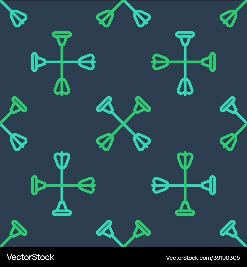 Line arrow with sucker tip icon isolated seamless Line arrow with sucker tip icon isolated seamless Vector Image