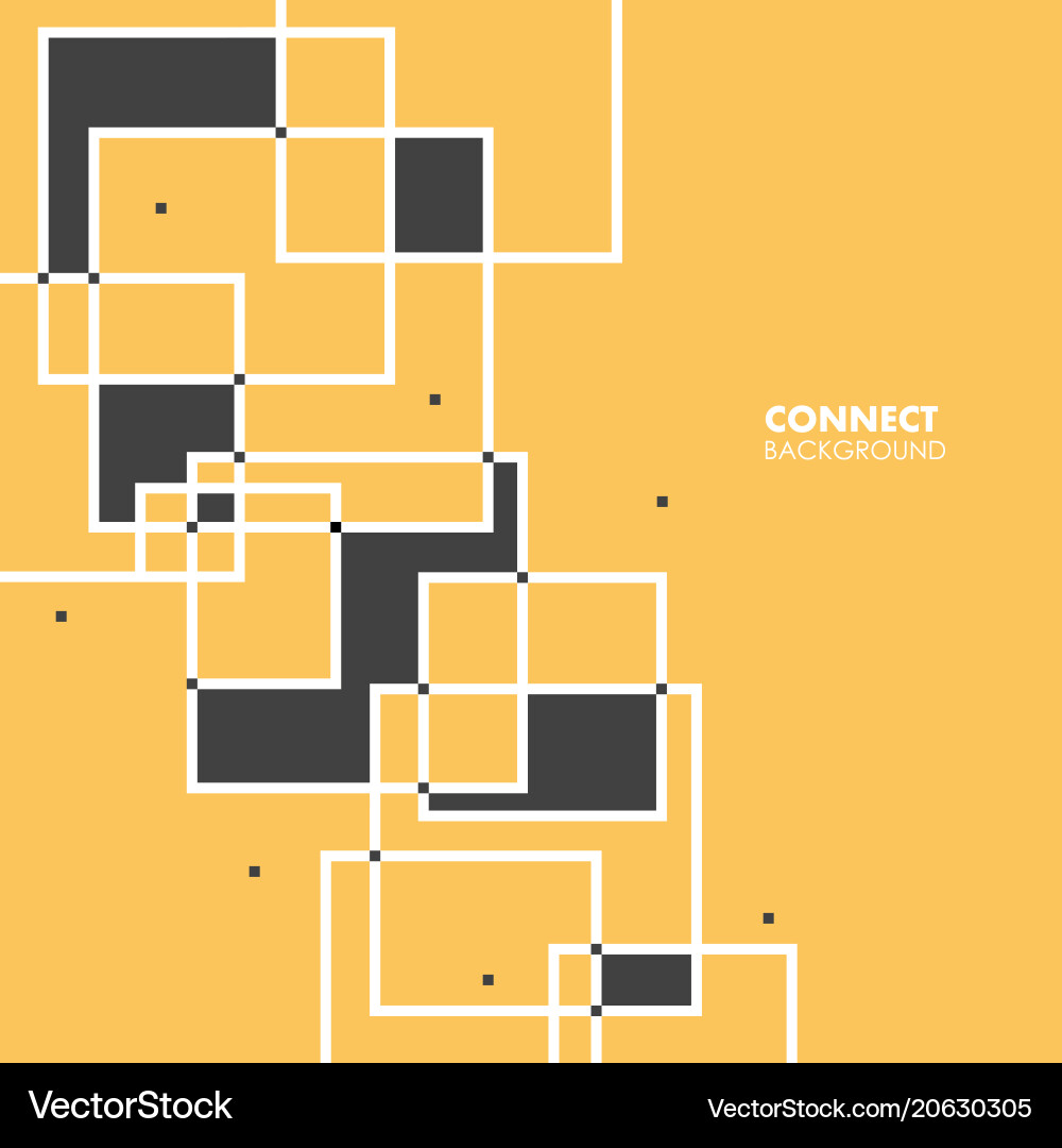 Overlapping squares background Overlapping squares background vector image