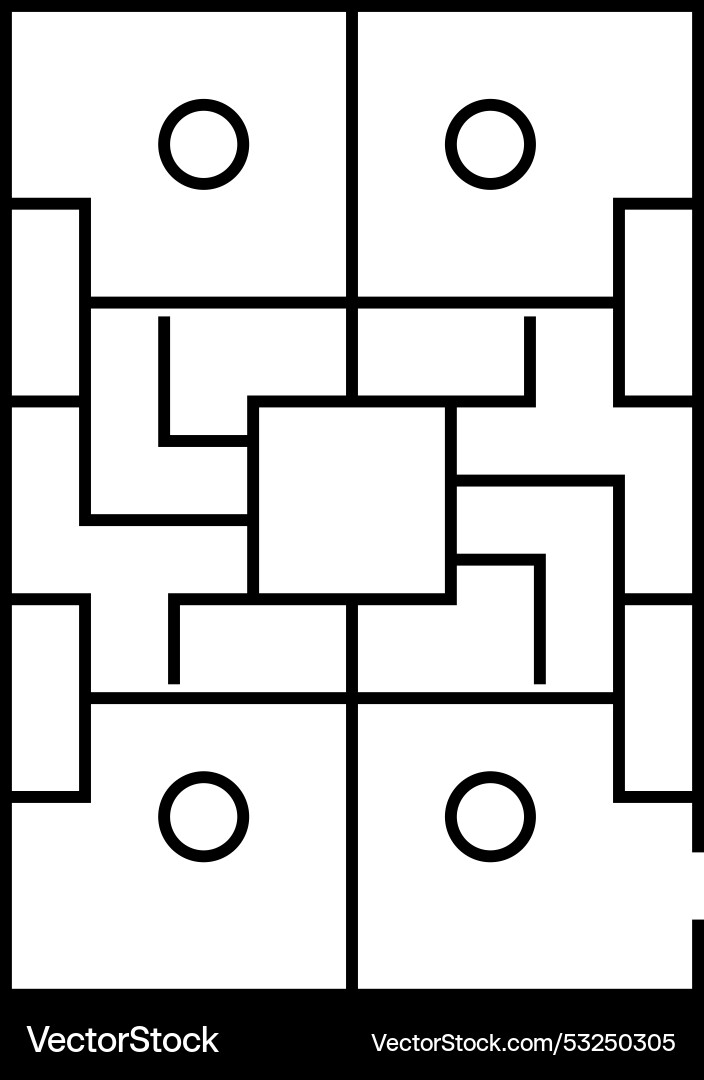 Universal platform for robotics line icon Universal platform for robotics line icon vector image