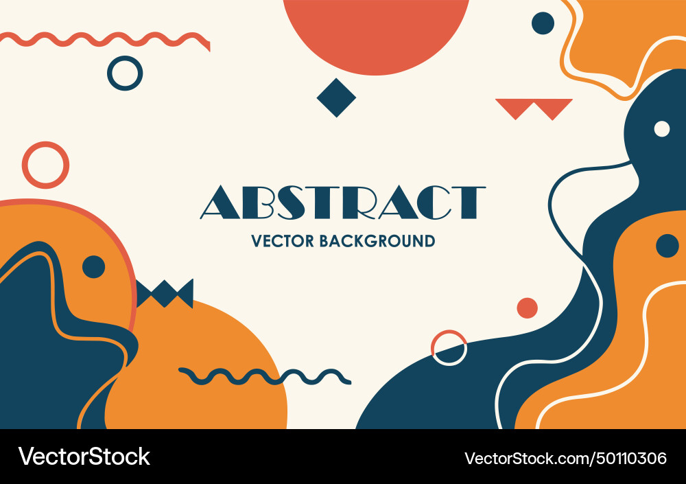 Abstract art background in retro style Abstract art background in retro style vector image