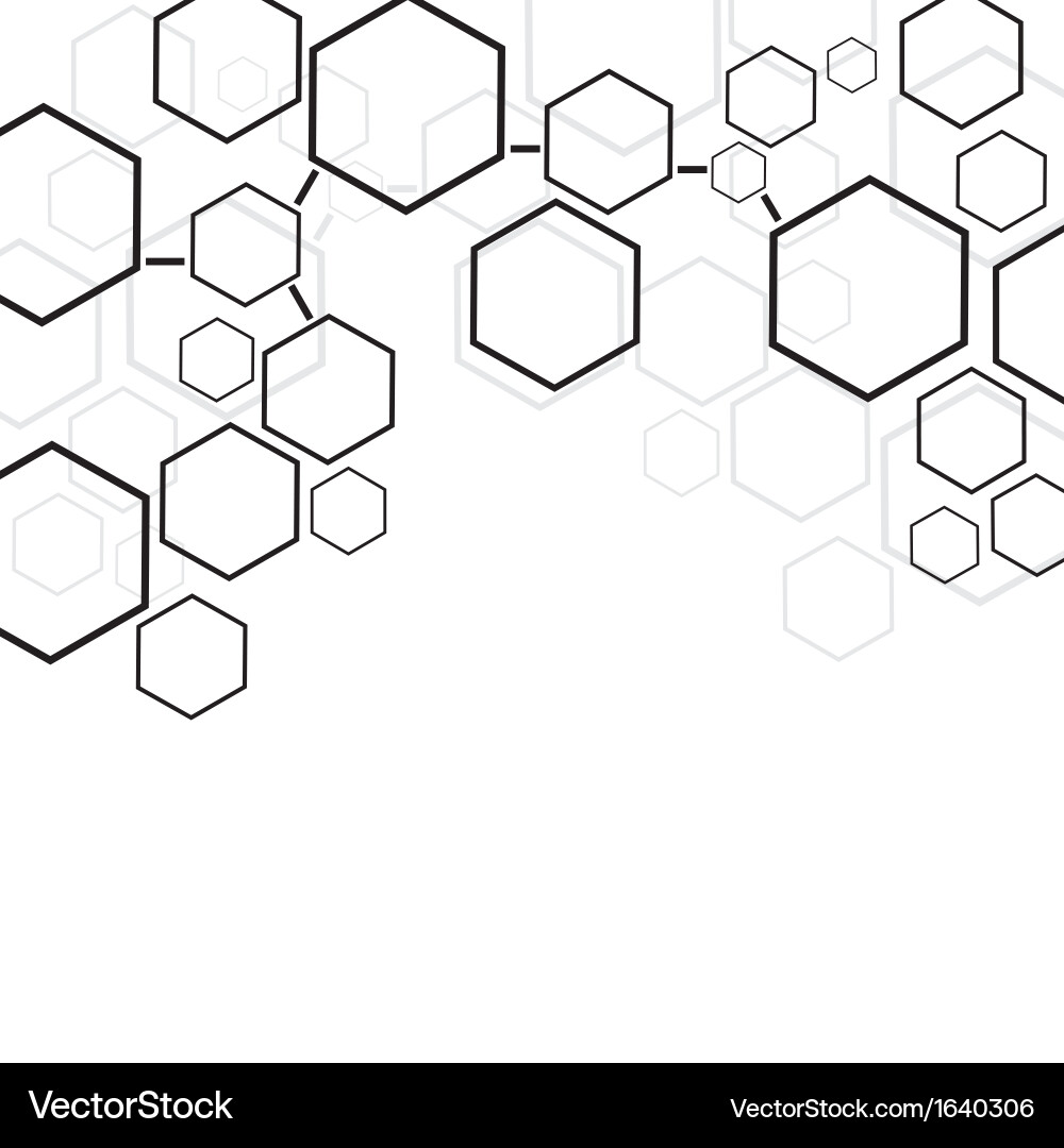 Molecular Structure Background vector image