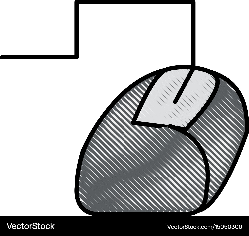 Mouse technology object vector image