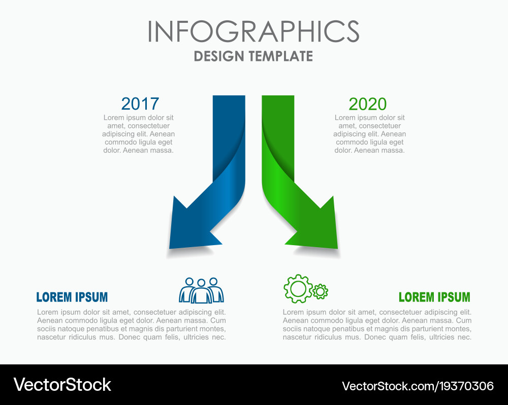 Workflow Infographic Template vector image
