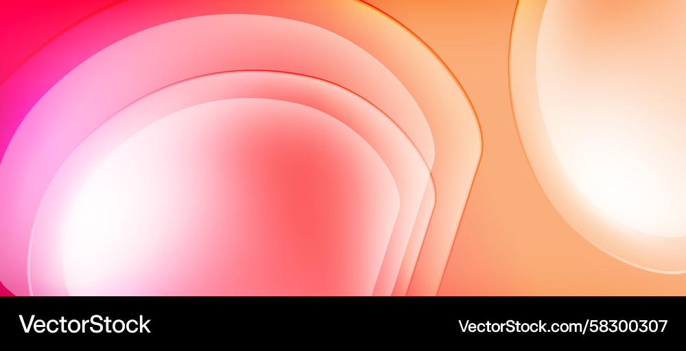 Abstract layers create warm gradient soft curves Vector Image