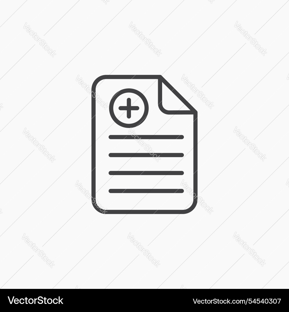 Add document icon Add document icon vector image