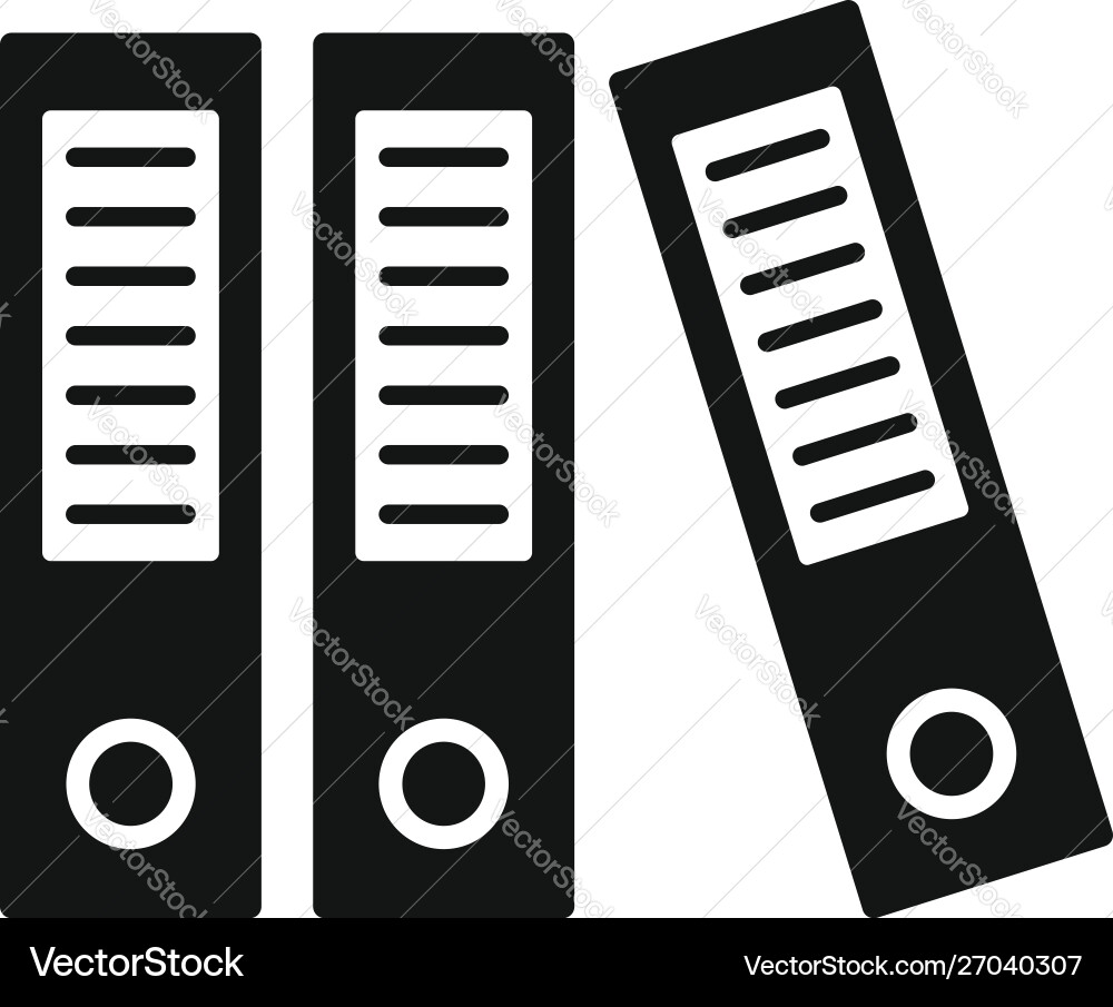 Archive folder icon simple style Archive folder icon simple style vector image