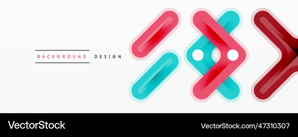 Cross line background minimal geometric template Cross line background minimal geometric template vector image