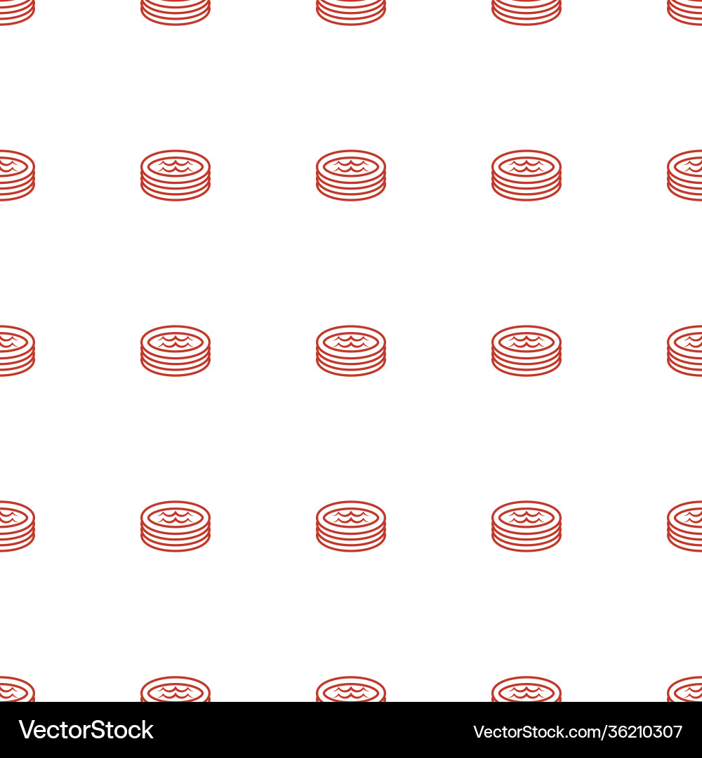 Jacuzzi icon pattern seamless white background Vector Image