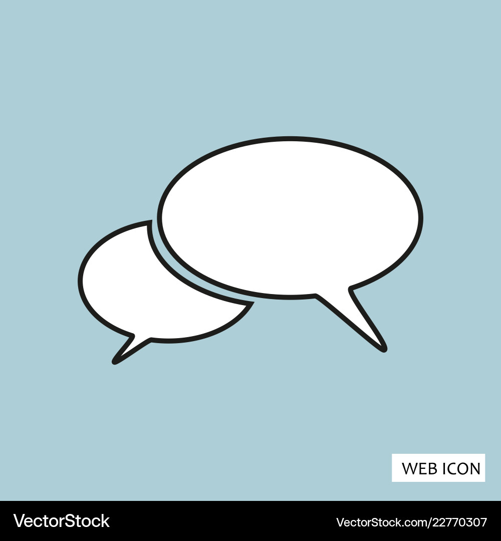 Message icon eps10 Message icon eps10 vector image