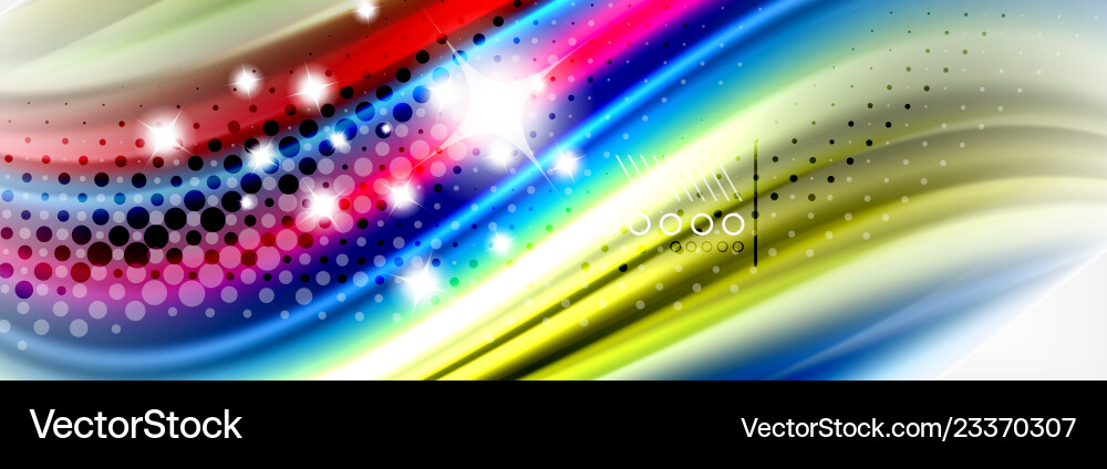 Smooth liquid blur wave background color flow Smooth liquid blur wave background color flow vector image