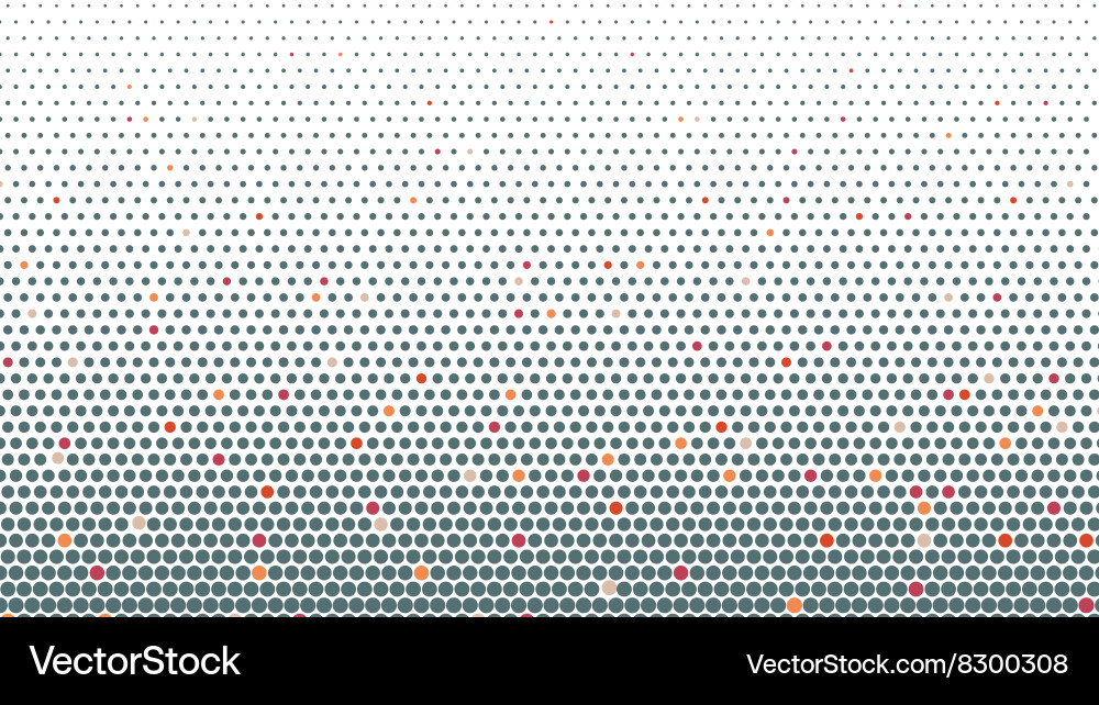Abstract halftone dots background vector image