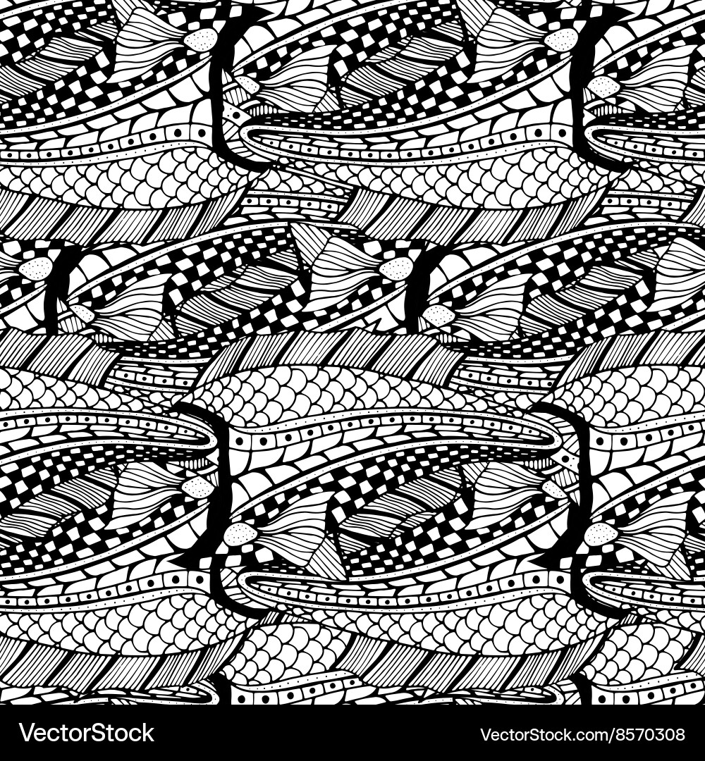 Abstract seamless pattern vector image