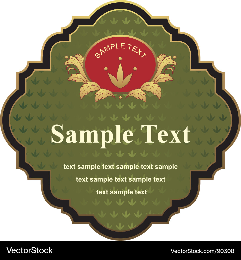 Label Vector Image