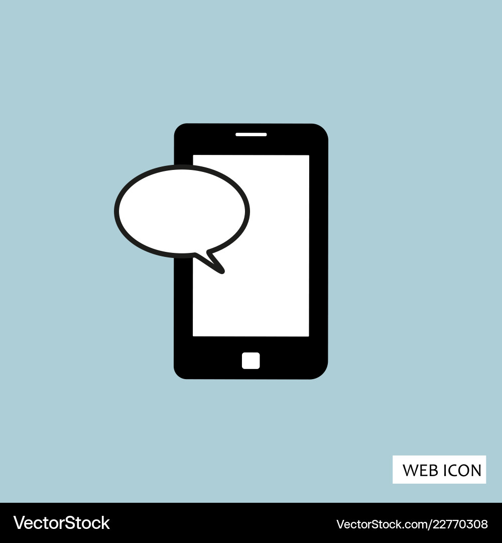 Message icon eps10 vector image