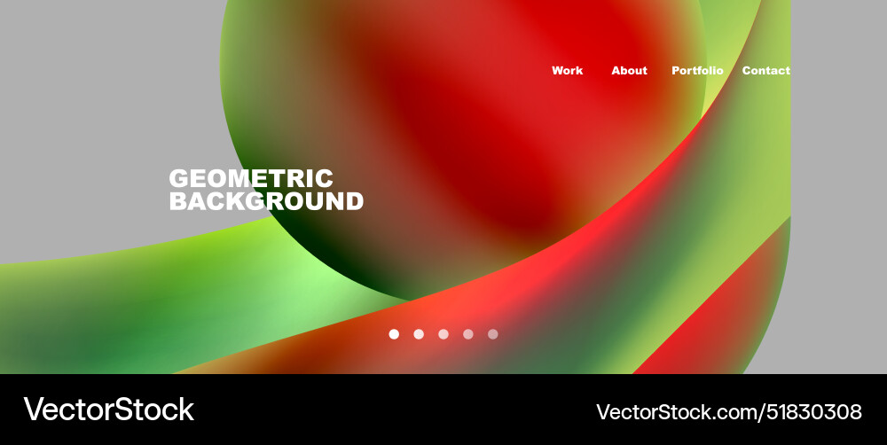 Web page design with geometric elements - circle Web page design with geometric elements - circle Vector Image