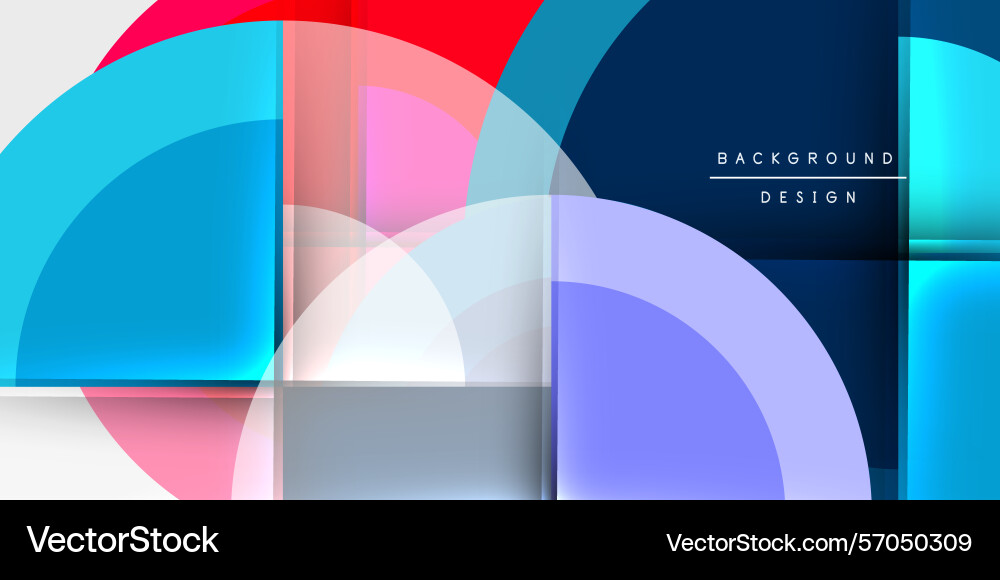 Abstract geometric shapes overlap creating Abstract geometric shapes overlap creating vector image