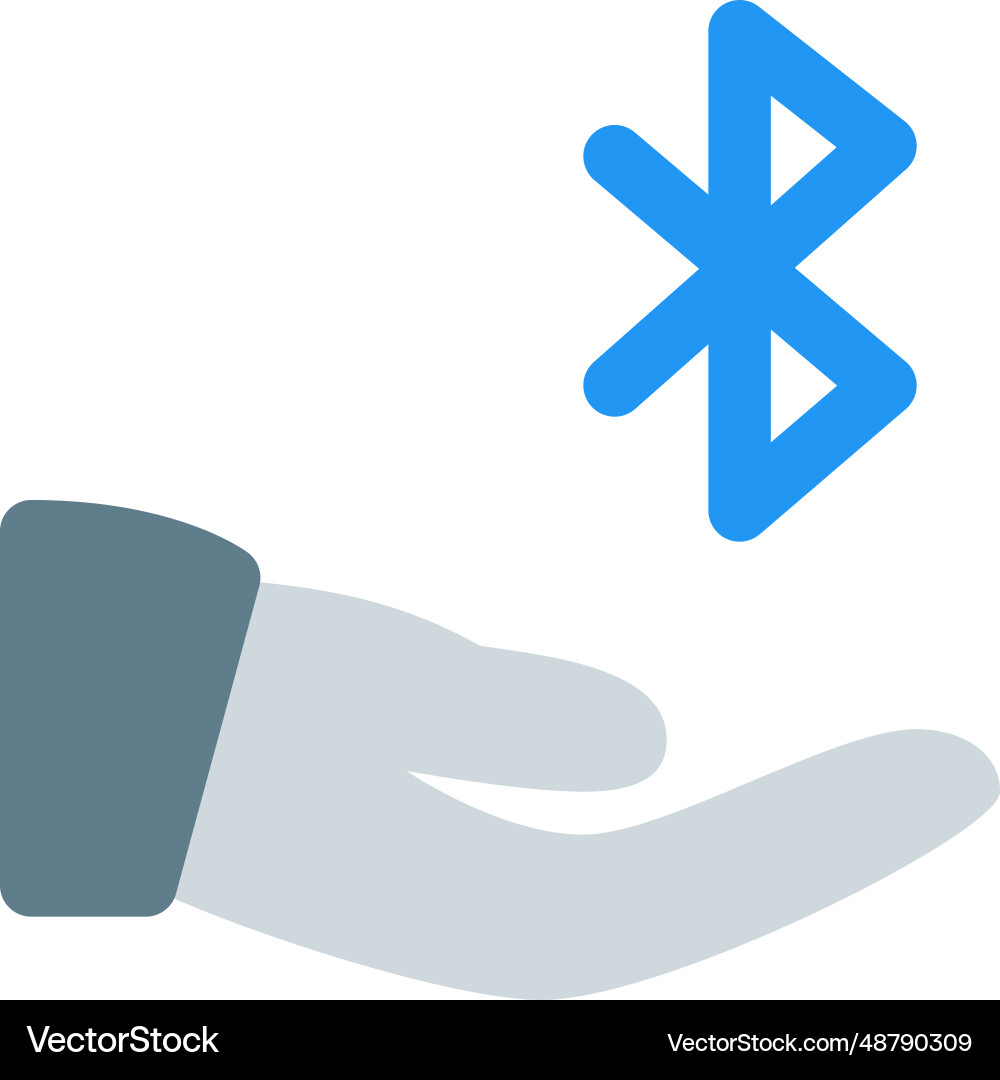 Bluetooth sharing information between devices Vector Image