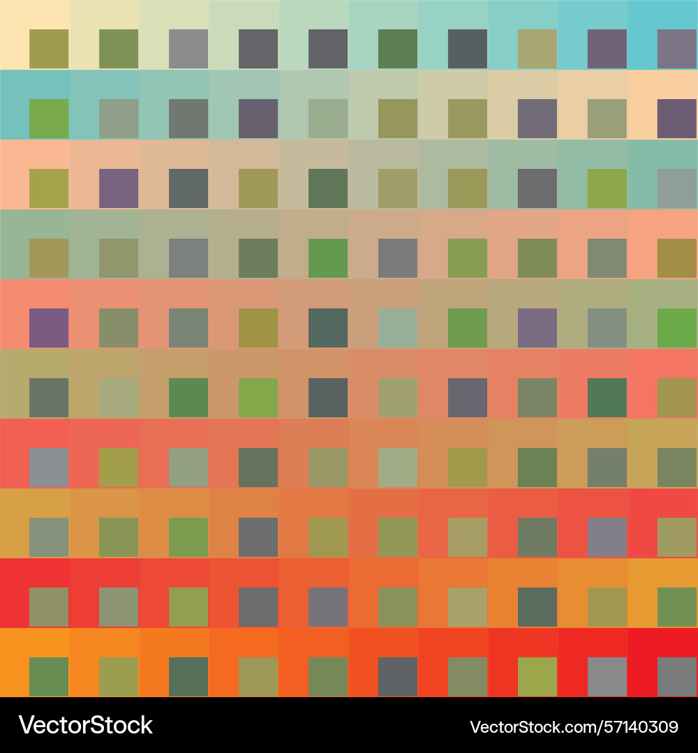 Serene forest gradient seamless pattern Vector Image