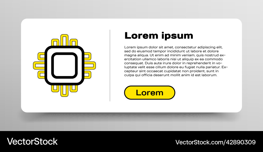 Zeilenrechner mit Mikroschaltungen cpu Zeilenrechner mit Mikroschaltungen cpu vektorbild