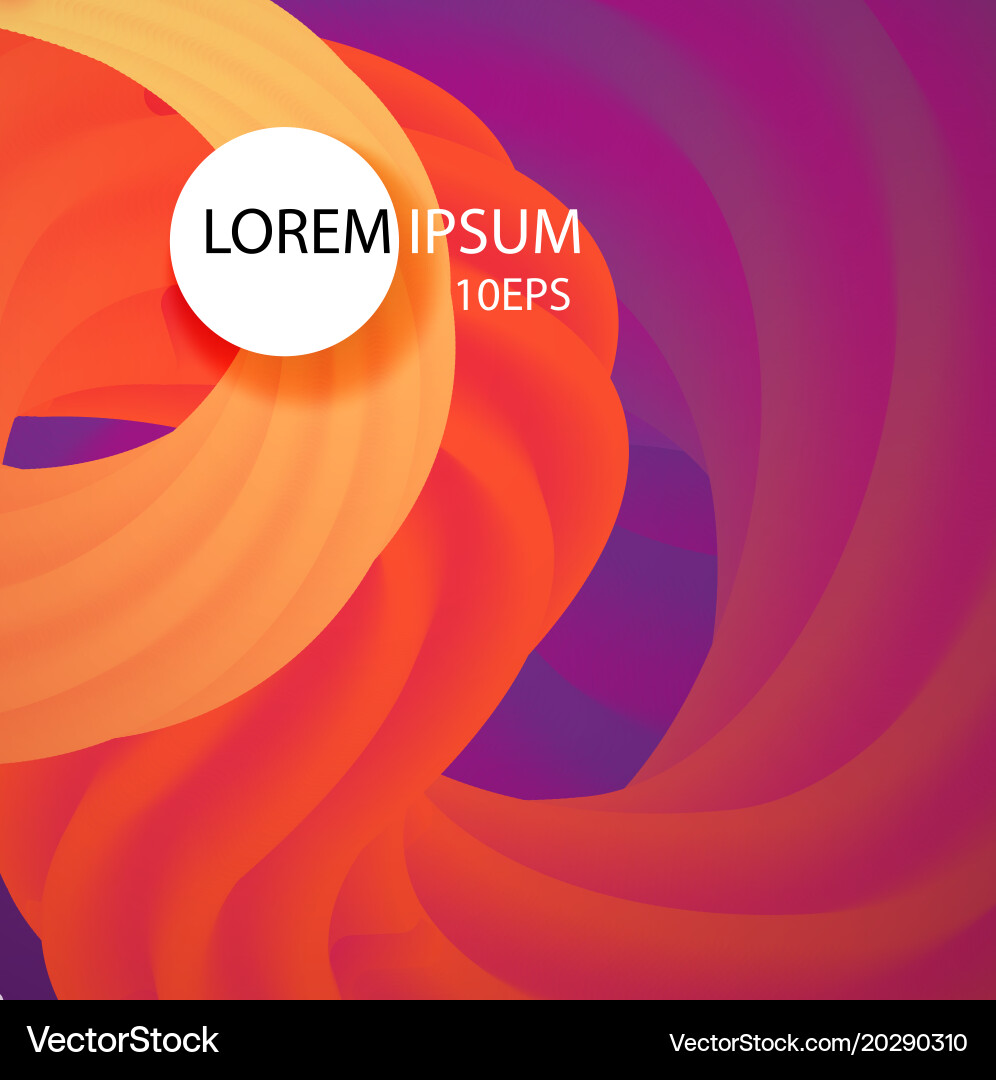 3d wavy background modern pattern dynamic effect Vector Image