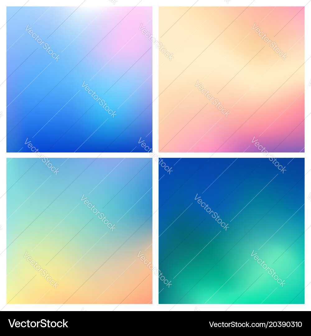 Abstract multicolored blurred background Vector Image