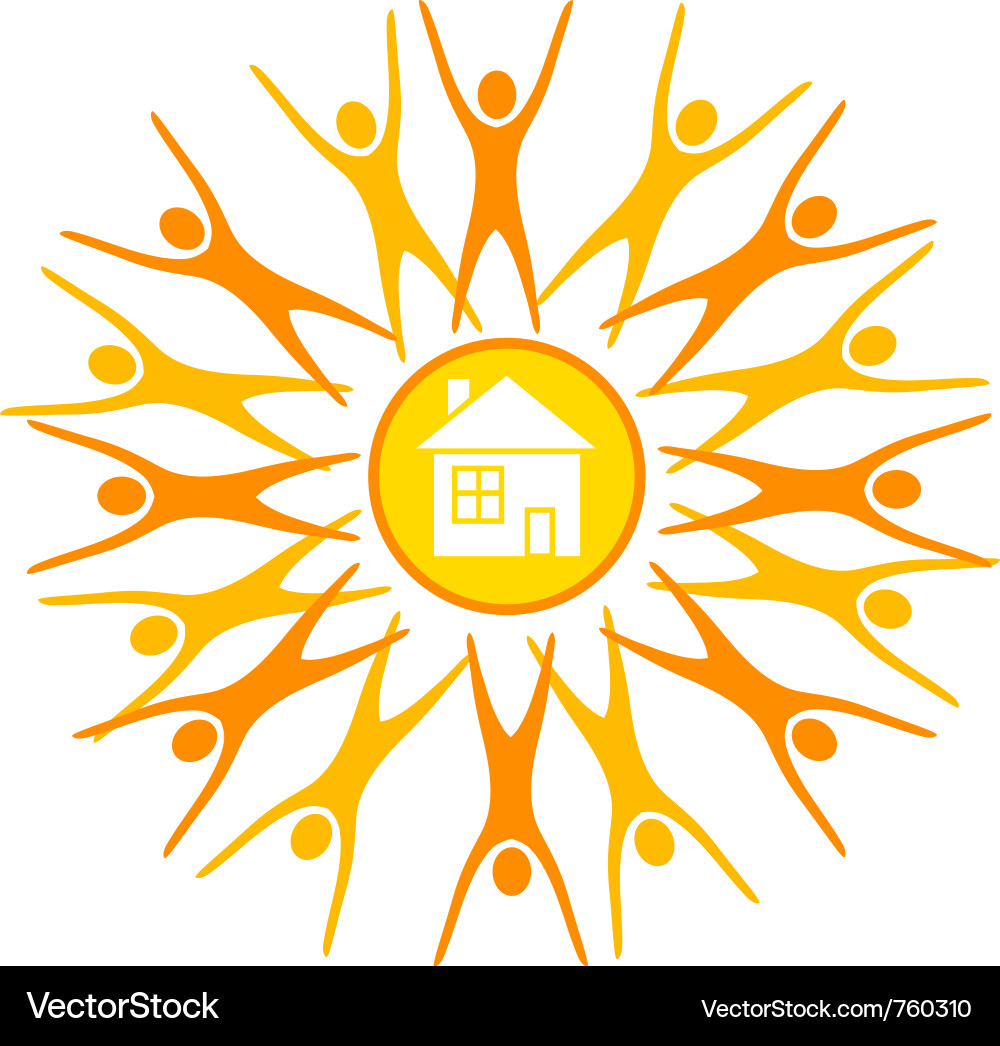 Abstract sun Royalty Free Vector Image - VectorStock