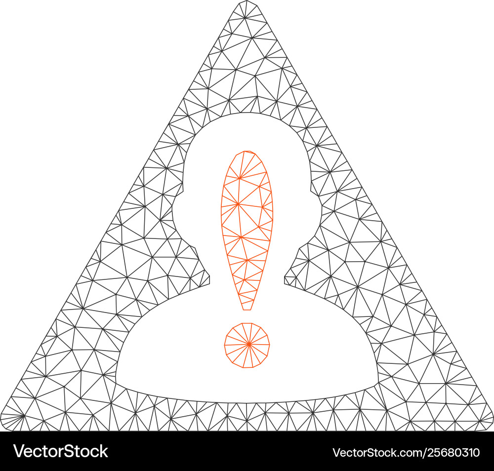 Black list mesh network model Black list mesh network model vector image