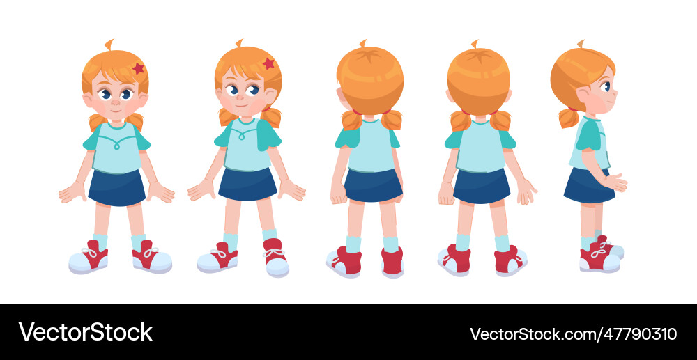 Character constructor set Character constructor set vector image