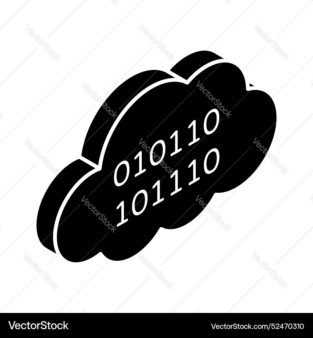 Cloud coding Vector Image