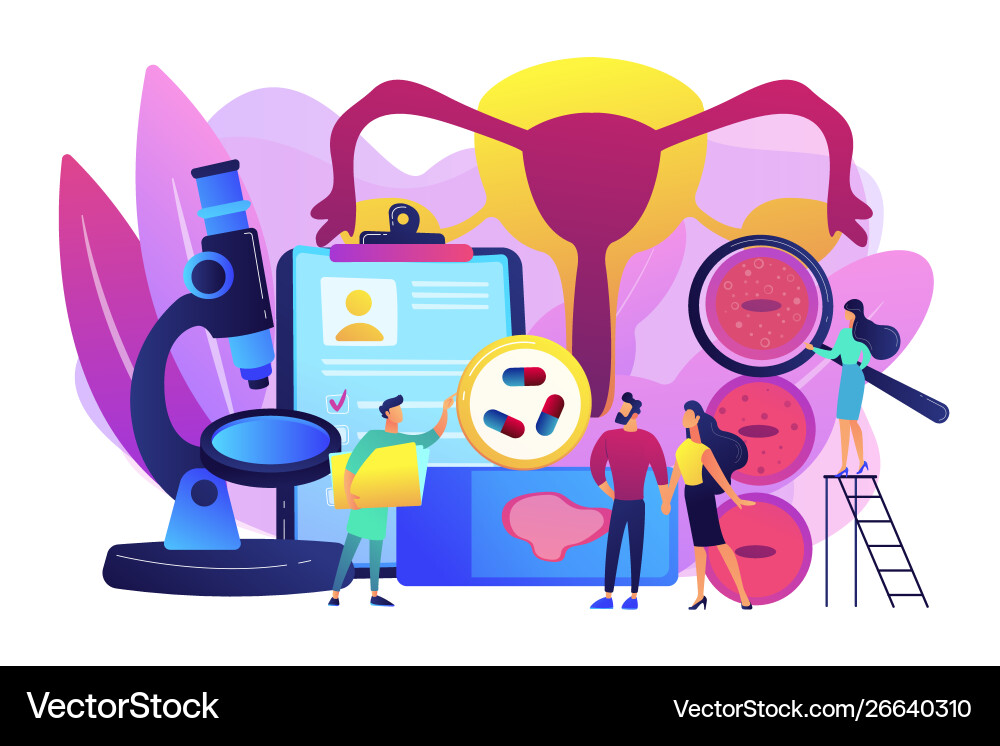 Human papillomavirus treatment concept Human papillomavirus treatment concept vector image