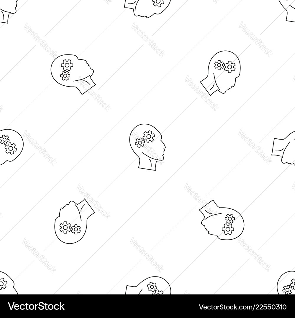 Solving problem pattern seamless Solving problem pattern seamless vector image