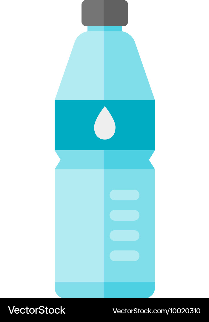 Water bottle Royalty Free Vector Image - VectorStock