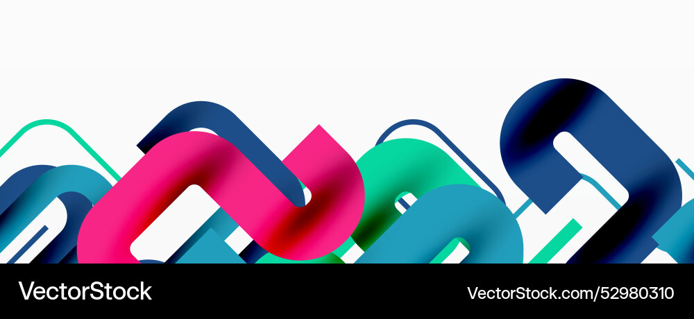 Wave lines minimal abstract background Vector Image