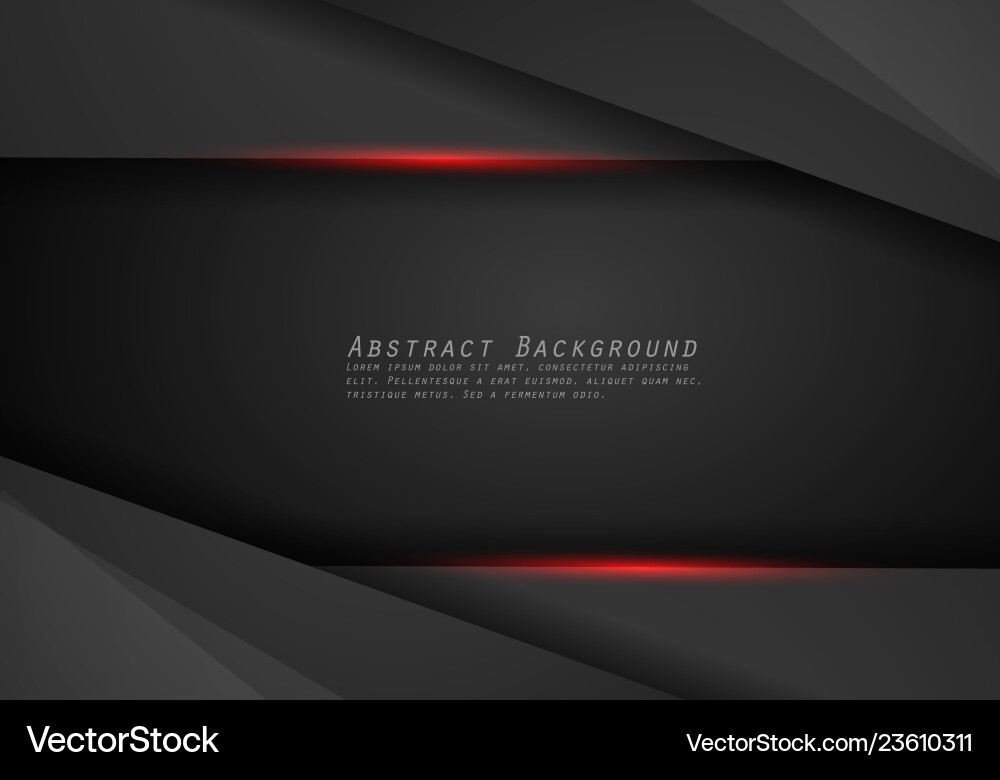 Abstract metallic red black frame layout design Abstract metallic red black frame layout design vector image