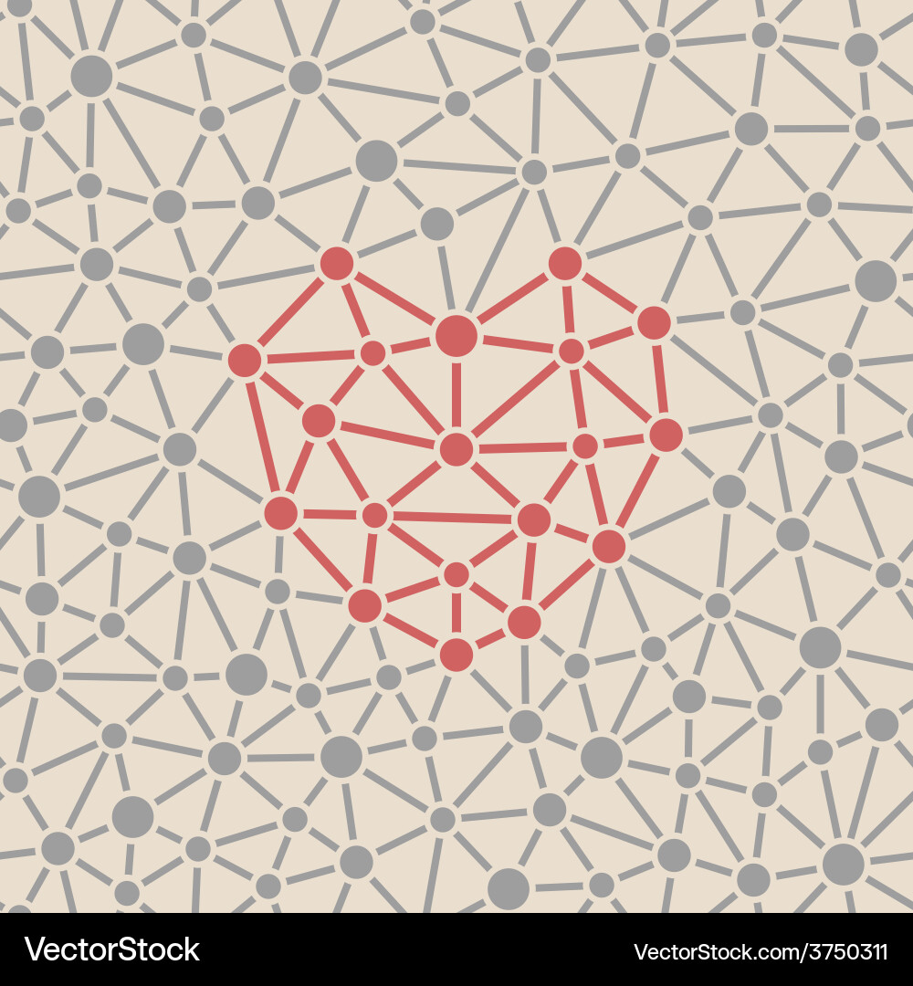 Atomic Heart Pattern vector image