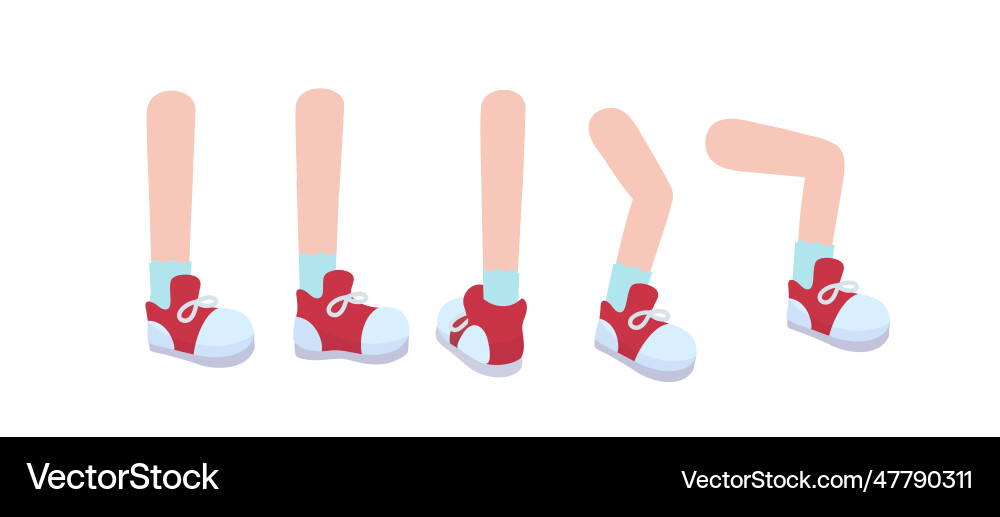 Character constructor set Character constructor set vector image