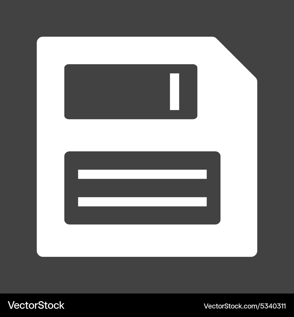 Save button Vector Image