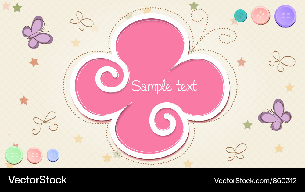 Abstract frame Vector Image