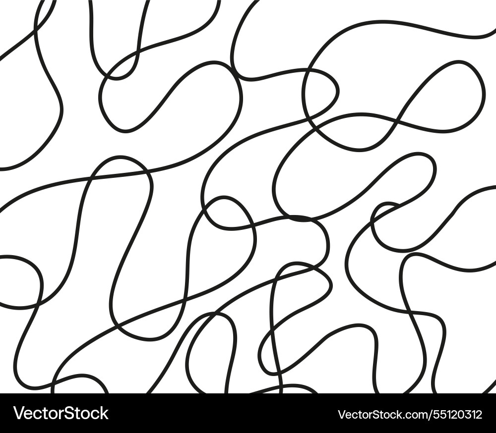 Abstract pattern of twisted black lines Abstract pattern of twisted black lines vector image