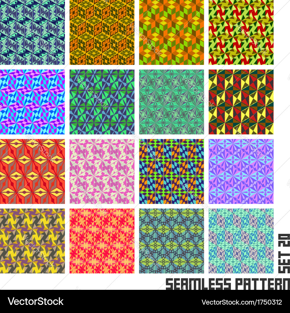 Abstract Seamless Pattern Vector Image