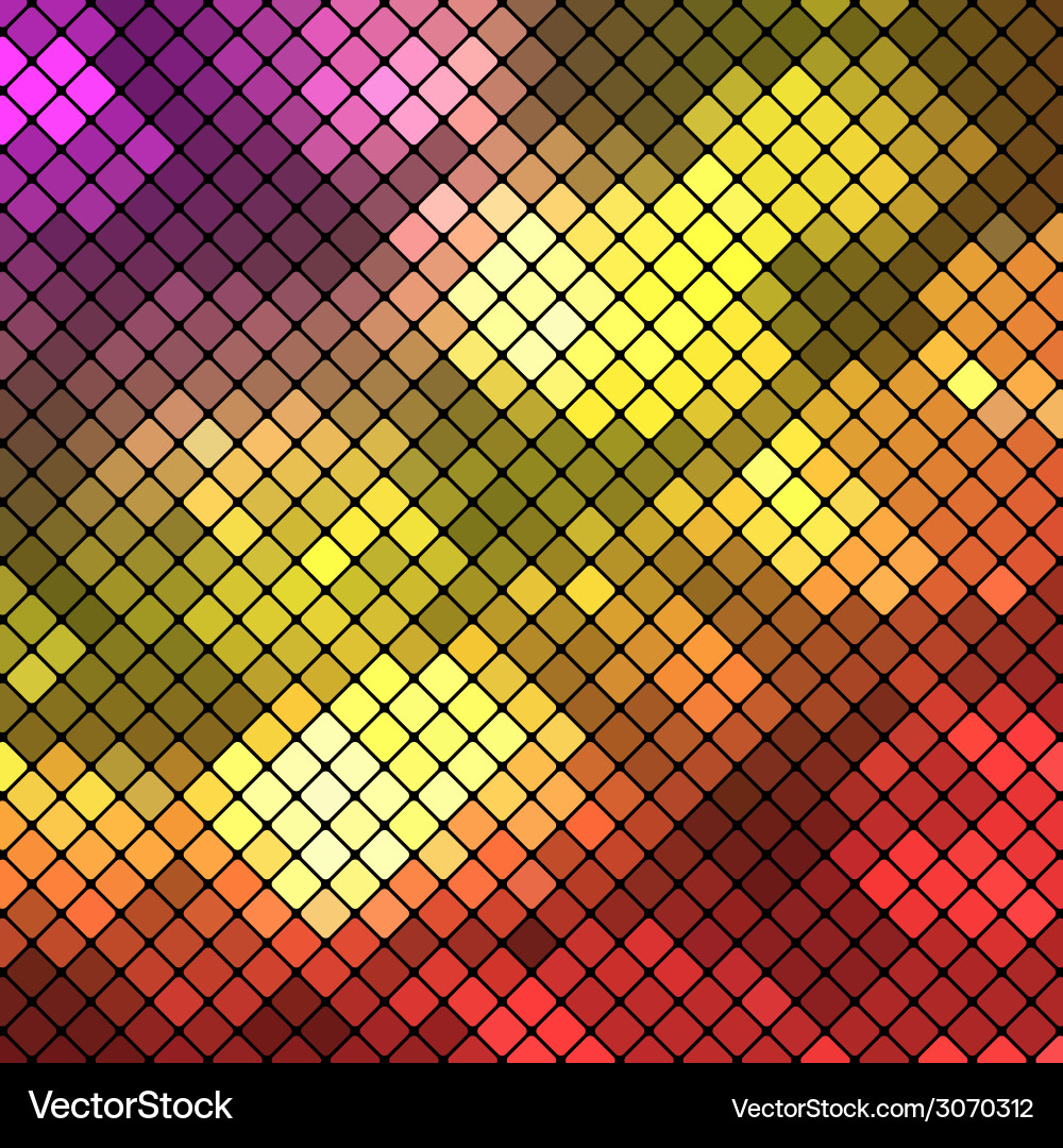 Diagonal colored block background vector image