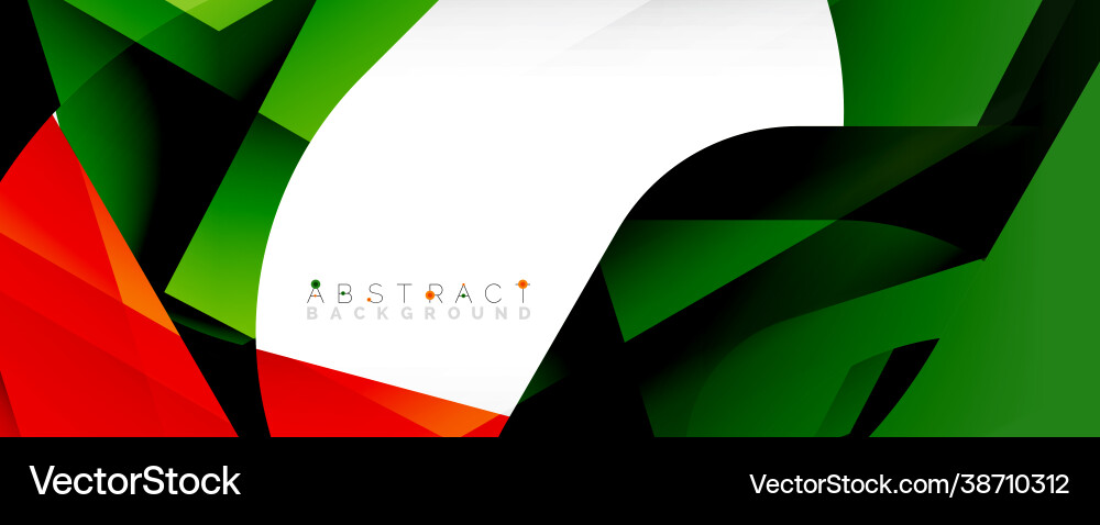 Geometric abstract background - multicolored Vector Image