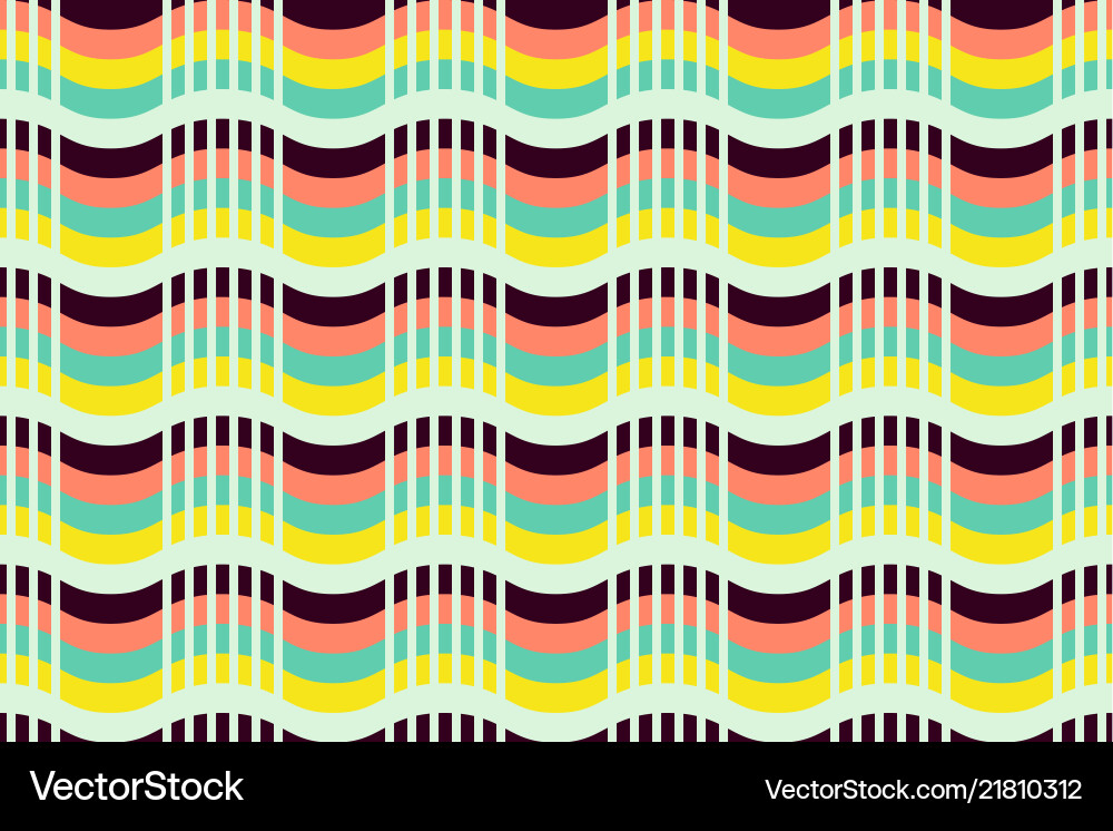 Geometric Stripe Pattern vector image